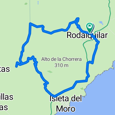 Rodalquilar Paraiso Radar station Requena Rodalquilar loop
