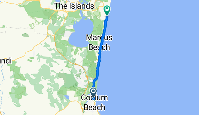 Second Ave, Coolum Beach to Tingira Cr, Sunrise Beach