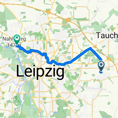 Route in Leipzig