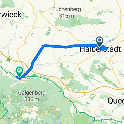 Georgenstraße, Halberstadt nach Wernigerode, Wernigerode