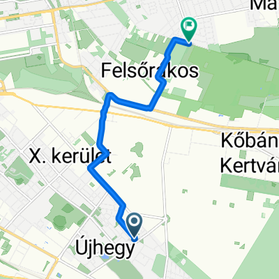 Korall utca, Budapest - Pesti határút, Budapest