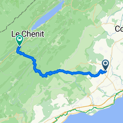 De Rue de l'Eglise à Le Brassus