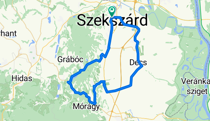 Route in Szekszárd