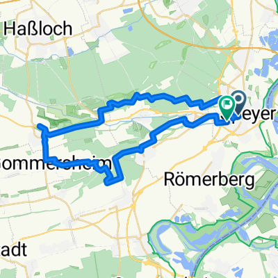Route in Speyer