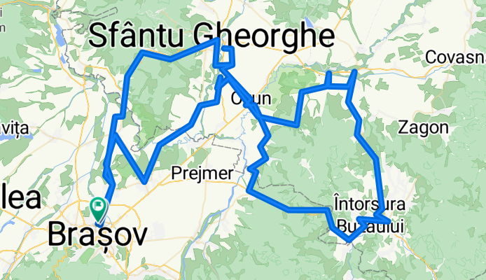 Route from Strada Turnului