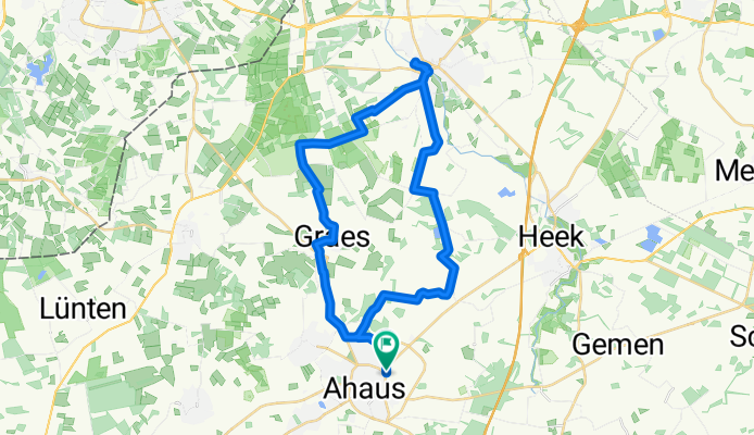 GPX Download: Gemeindepark Epe – Nordieker Hütte Runde von Ahaus