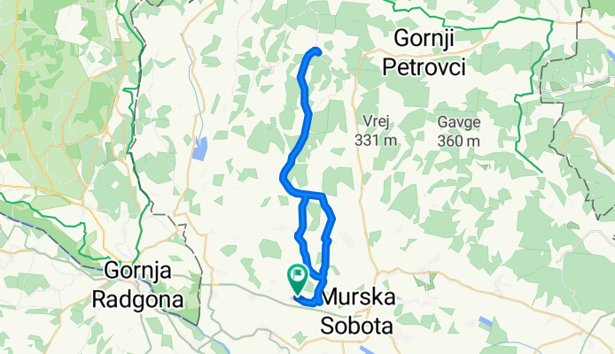 Route to Mačkovci