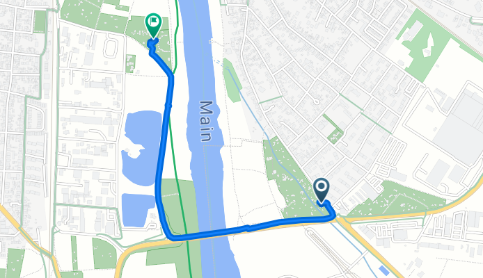 Hergerswiesenweg, Hanau nach Alter Weg, Hanau