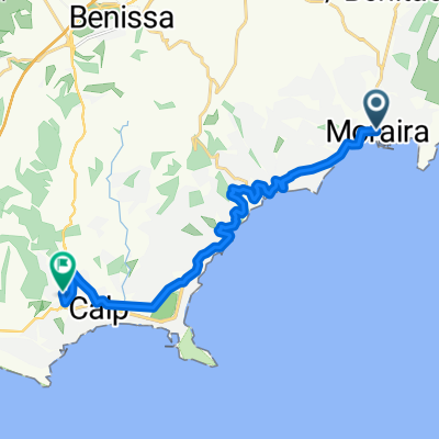 Moraira - Calpe (treinstation)