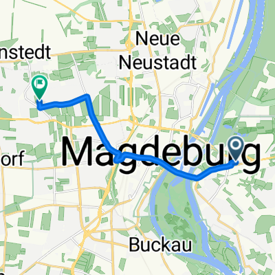 Zerbster Straße, Magdeburg nach Düppler Mühlenstraße, Magdeburg