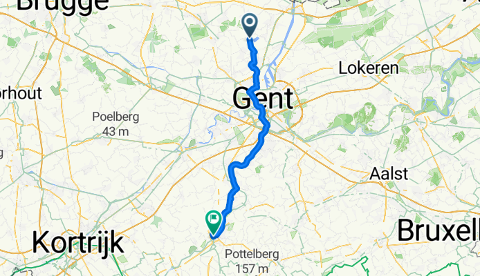 Volpenswege, Evergem naar Markt, Oudenaarde