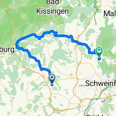 St-Peter-Straße, Wasserlosen nach Am Stöckofen, Dittelbrunn