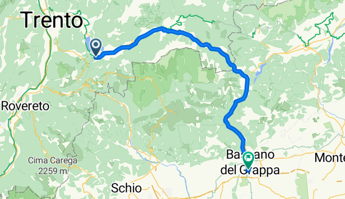 Von Caldonazzo bis Bassan