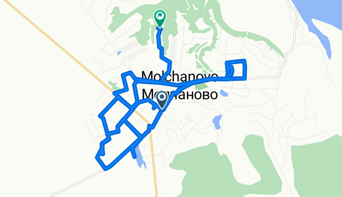 улица Валикова, Молчаново до Кооперативная улица, Молча́новский район