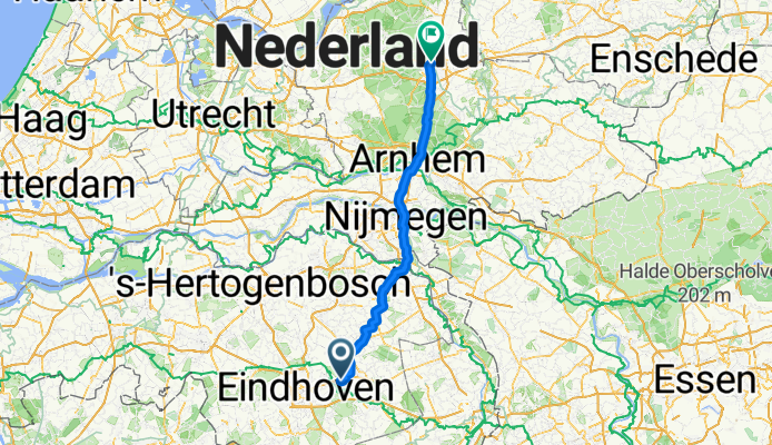 Route to Apeldoorn