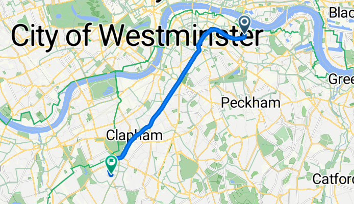 Sweeney Crescent, London to Balham Grove, London