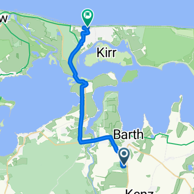 Divitzer Weg, Barth nach E9, Zingst
