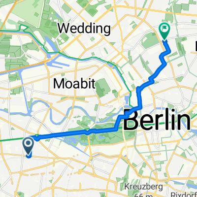 Kantstraße, Berlin to Putbusser Straße, Berlin