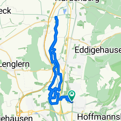 Route nach Göttingen