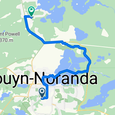 Rue des Oblats E, Rouyn-Noranda à Ch St-Luc, Rouyn-Noranda