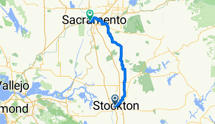 Stockton to W Sacramento