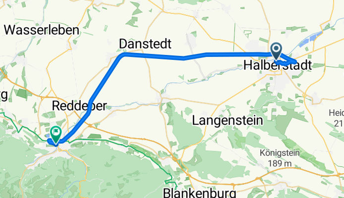 Georgenstraße, Halberstadt nach Ilsenburger Straße, Wernigerode