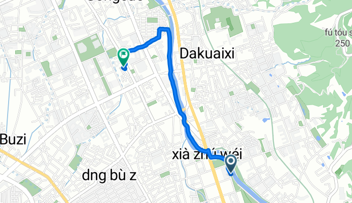 Qingxi Village, Taoyuan District to Tong'an St Ln 183 Aly 2, Taoyuan District