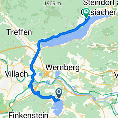 Karnerhofweg, Villach nach 10.-Oktober-Straße, Steindorf am Ossiacher See