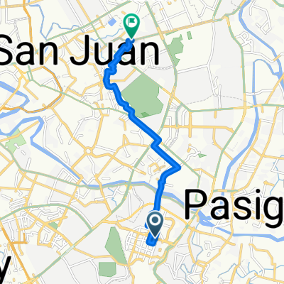 Route to Greenhills Garden Square