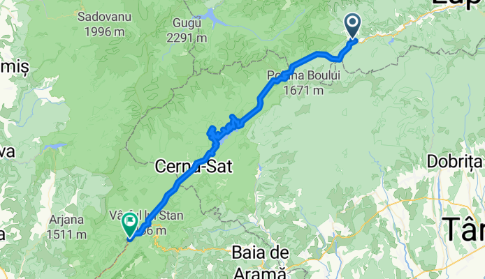 From Uricani to Isverna