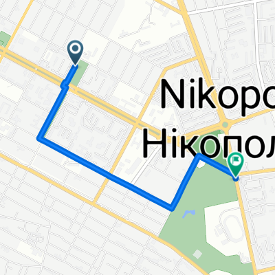 Каштановая улица, Никополь до Электрометаллургов улица, Никополь