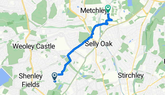 St Denis Road, Birmingham to Ring Road South, Birmingham