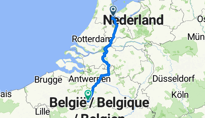 Amsterdam to Brussels 1