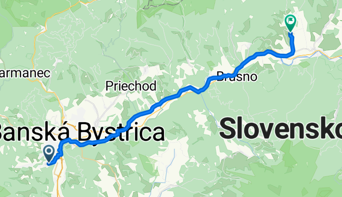 Medená, Banská Bystrica až Jasenie, Jasenie