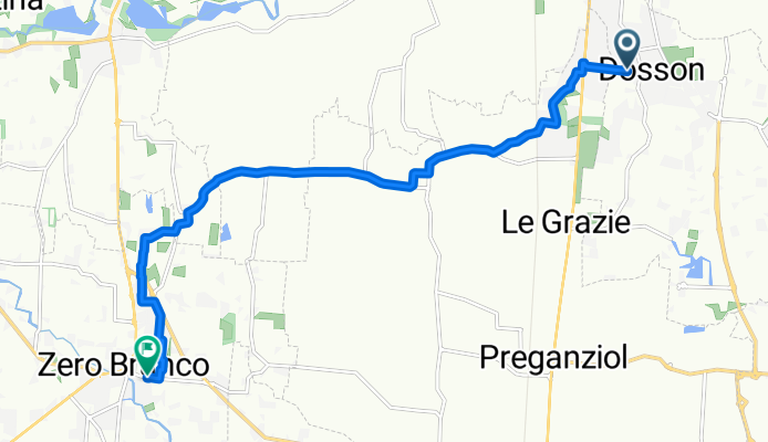 Via Aldo Moro, Casier a Via Trento Trieste, Zero Branco
