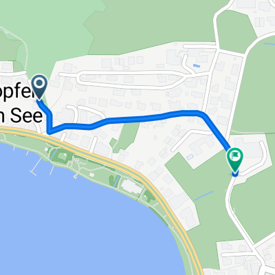 Burgweg nach Am Kirchgäßchen 1A