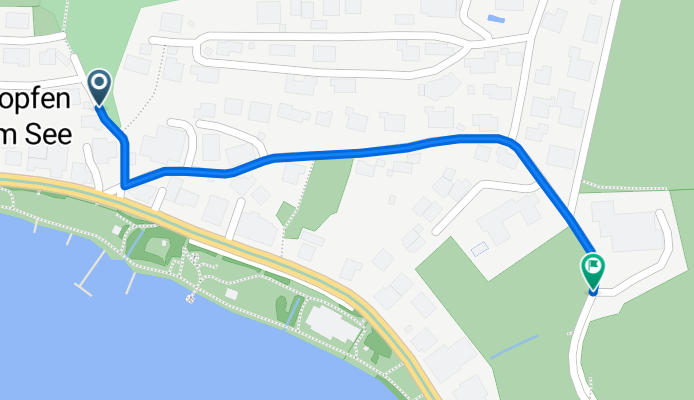 Burgweg nach Am Kirchgäßchen 1A