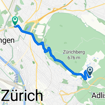 FIFA Strasse, Zürich to Bucheggstrasse, Zürich