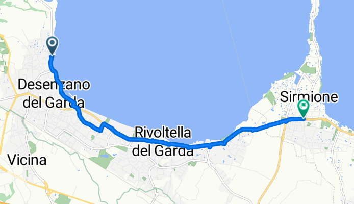 Via Lungolago Cesare Battisti, Desenzano del Garda to Via Brescia, Sirmione