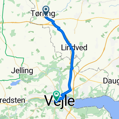 Rosavej, Tørring to Gammel Ribevej, Vejle