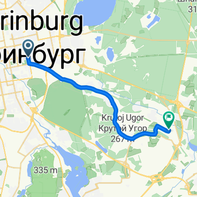 Восточная улица, Екатеринбург до Бессарабская улица, Екатеринбург