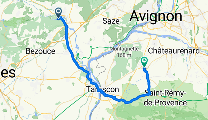 Avenue du Pont du Gard, Vers-Pont-du-Gard to Rue Catelan, Graveson