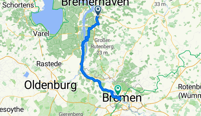 Zur Siedewurt, Loxstedt nach Konsul-Smidt-Straße, Bremen