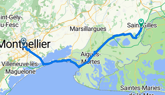 Montpellier to St-Gilles