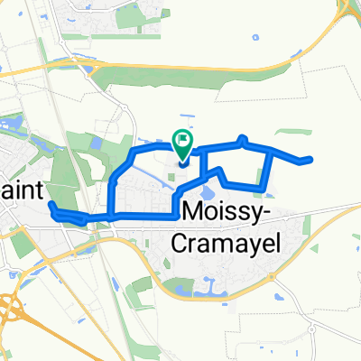 577 Avenue des Meuniers, Moissy-Cramayel à 293 Rue Louis Léon Chandorra, Moissy-Cramayel