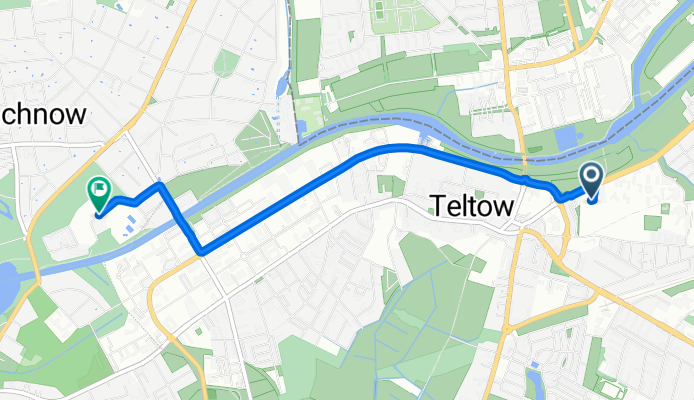 Lichterfelder Allee, Teltow nach Kleinmachnow