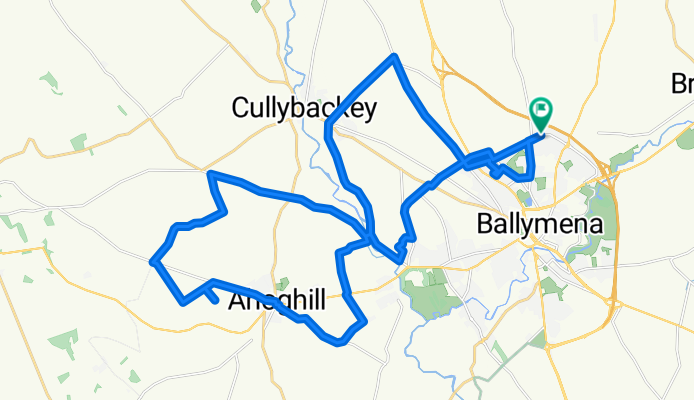 Ballymena - Ahoghill - Cullybackey - Ballymena
