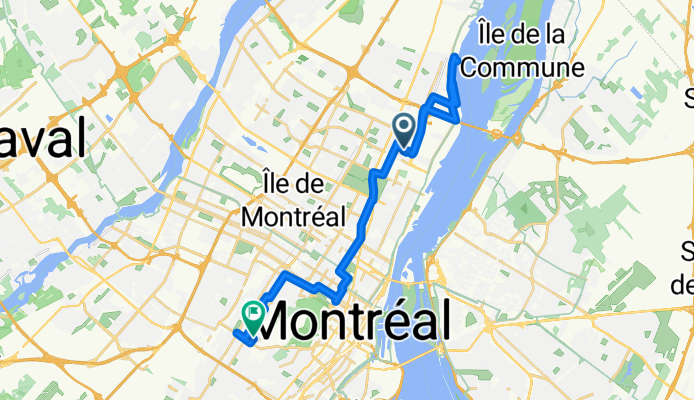 Rue de Cadillac, Montréal à Boul Édouard-Montpetit, Montréal