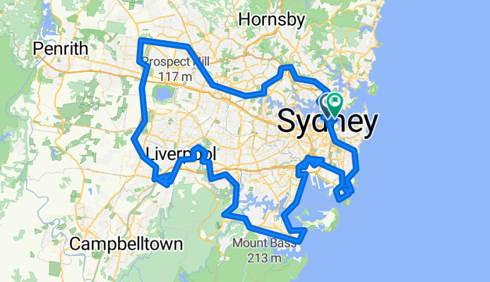 Greater Sydney BikeTrail  - Classic Version