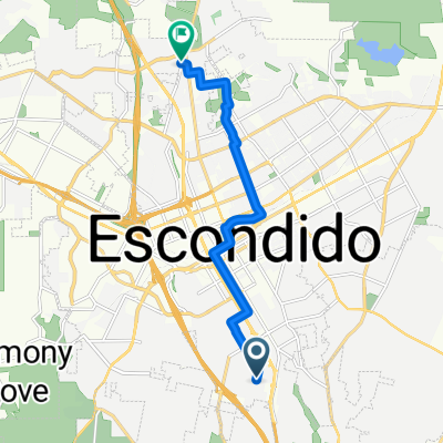 Route in Escondido